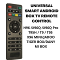Universal Smart Android Tv Box Remote Control Replacement Remote Control for X96Q X96 MINI X96QPRO TX TANIX MXQ Pro 4K,T95M,T95N,T95X,MX9,H96,H96 pro+ and all others Android TV Box Remote Control. 