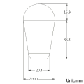 Battop 1x 30mm for Sanwa JLF Arcade Joystick M6. 