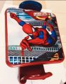 SpiderMan Kids Table And 2 Chair Set - Education And Game Sheet On Plastic Table. 