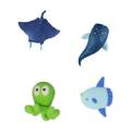 Pack of 3D Take Apart Fish Puzzle Erasers Classroom Reward Desk Pet Game Prizes Perfect Gift Treasure Box Party Favours Joyful Family Time for Kids. 
