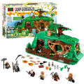 My World "Steve's Hobbit Forest House" Building Blocks Set With Lights Bricks - 705+ pcs - 830. 