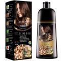MUICIN Hair Color Shampoo 5 in 1 Herbal Extracts and Long Lasting Formula Keratin Treatment Included. 