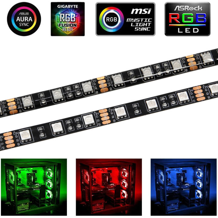 Remote%20Control%20Led%20Strip%20RGB%20For%20PC%20Computer%20Case%20Decor%20Flexible%20waterproof%20DC%205V%20Desk%20Screen%20TV%20Background%20Lighting%20USB%20l%20Motherboard%20Strip%20-%20Image%203