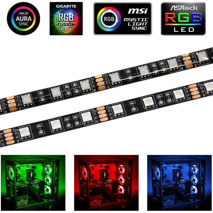 Remote%20Control%20Led%20Strip%20RGB%20For%20PC%20Computer%20Case%20Decor%20Flexible%20waterproof%20DC%205V%20Desk%20Screen%20TV%20Background%20Lighting%20USB%20l%20Motherboard%20Strip%20-%20Image%203