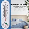 Wall Mounted Thermometer Hygrometer Moisture Meter Plastic Wall Hanging Thermometer for Indoor Outdoor Home Garden Greenhouse Planting Humidity , Incubator households, laboratories, vegetable greenhouses, agriculture, Temperature Meter Instrument. 