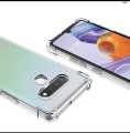 LG Stylo 6 Clear Shockproof Silicone Case with Airbag Corners. 