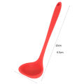 Silicone Spoon Easy to Clean Non-stick Silicone Spoon Portable Mixing Scoop. 