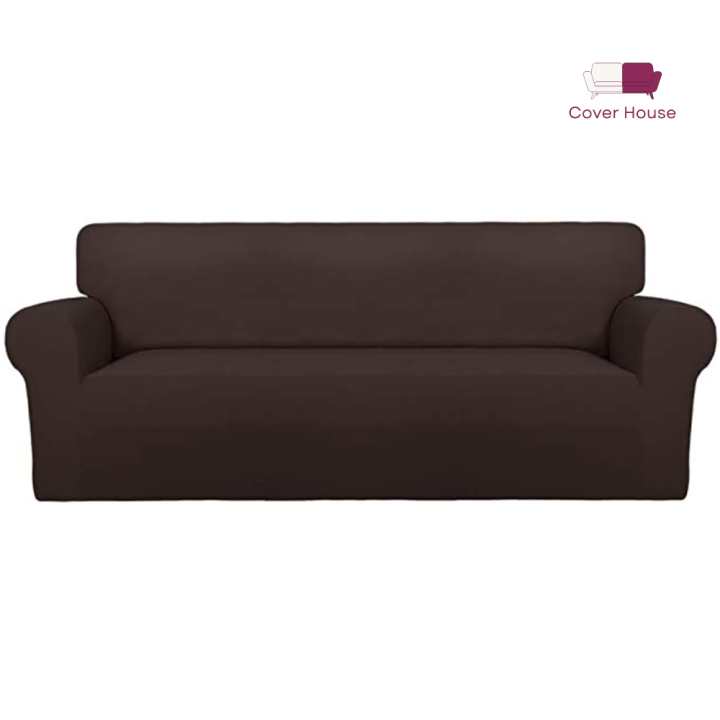 Cover house Super Stretch Sofa Covers – 6 Seater Standard Size–3+2+1 - Jersey Non Slippery - Washable Furniture Protector with Elastic Bottom. 8+ colors