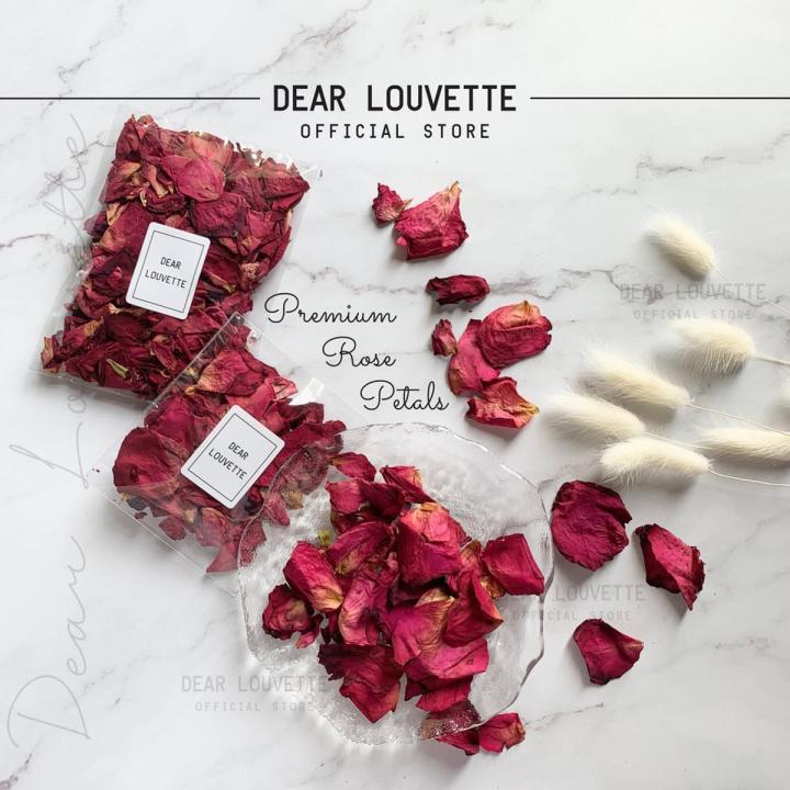 Premium 100% Natural Dried Rose Petals Body Spa & Foot Spa Bubble Bath Aromatherapy Flower Bath Shower Mandi Bunga 玫瑰花瓣