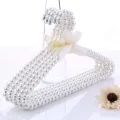 5 Piece Pearl Clothe Hanger Pearl Beads hanger Dress Hanger  Fancy Hanger For Female's Fancy Dress. 