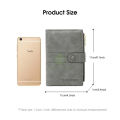 RFID Card Case Matte Antique PU Wallet Anti-Th eft Brush Passp ort Holder Multi-Function Certifica te Business Wallets Co in Bag Zipper Multi-Card Position ID Credit Cards Holders. 
