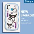 dienya For Infinix Smart 5 Hot 10 Lite X657 X657C Case Cartoon Cute Kuromi Colorful Lovely Cream Wave Border Soft Clear Shockproof Phone Cases Creative Camera Transparent Casing Simple Silicone Protective Cover. 