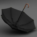 New Wooden Handle Umbrella Strong Windproof Big Golf Rain Umbrellas Men Gifts Black Large Long Umbrella Outdoor. 