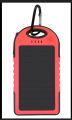 5000mAh Solar Power Bank Portable Charger for Mobile Devices, High-Capacity Fast Charging. 