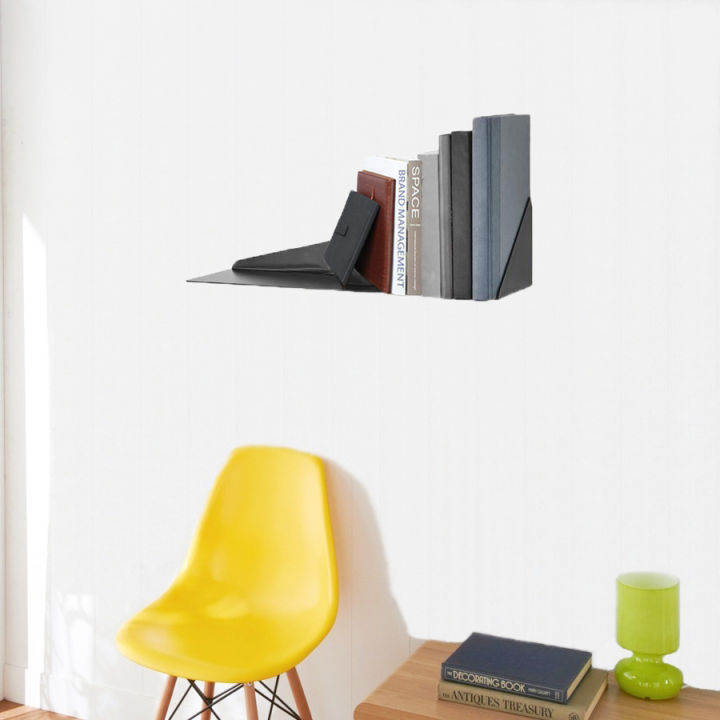 L-Shaped Wall Mount Floating Book Shelf / Book Rack / Book Organizer ...