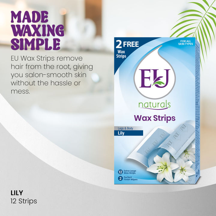Eu%20Wax%20Strips%20Lily%20Extra%20large%20Body%20wax%20Strips%2012%20-%20Image%204