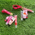 3 in 1-Travel-Friendly Beauty Keychain Set for Girls  – Lip Gloss, Tint, Hand Cream – Portable Girlish Keychain Kit Adds Style to Your Keys or Bag– Ideal Gift for Girls | Pocket Skincare Kit | Travel Must-Have. 