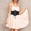 Stretch Waist Belt Fashion Women Dress Waist Belt for Halloween Skirt Female Black. 