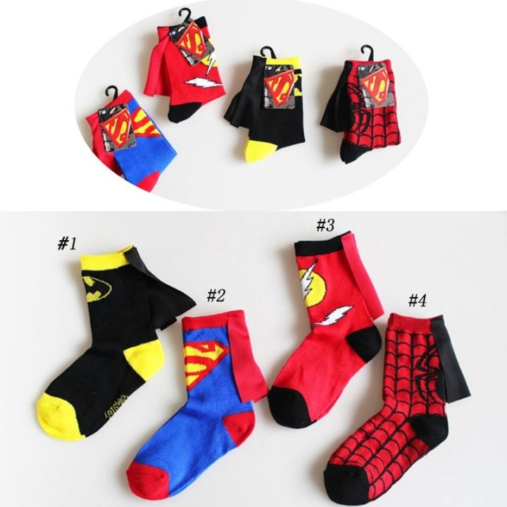 Children's%20Superman%20Clothing%20Socks%20Batman%20Football%20Socks%20Autumn%20Winter%20Socks%20-%20Image%203