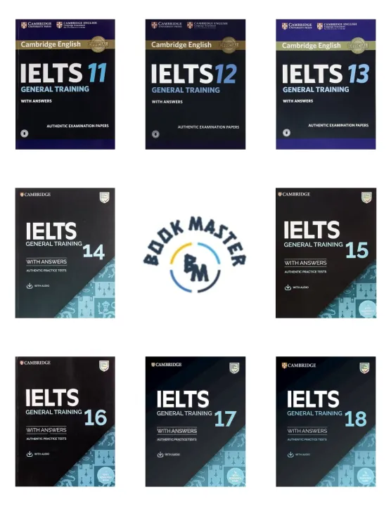 Cambridge latest IELTS General Training 11 to 18 (8 books set ) with ...