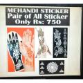 Mehandi sticker. 