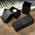 Fashion Watch Box Bracelet Showcase Compact Luxury Watch Storage Box Black Pull-out Watch Case for Gift Wrapping Watch. 