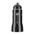 Basics Mini Car Charger with Dual Output, Fast Charging (Type C 20W + Type A 3.0A) Compatible with All Smartphones(Black) QC3.0+3.1A Car Charger Fast Charging White Black Mini Shape Car Lighter Slot PD 20W USB Type C Charge Mobile Phone. 