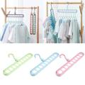 Mishbeeka 4-Pack - Super Magic Changeable Clothes Pluto Plastic Hanger Space Saving Saver Wonder Closet Organizer 9 Holes Holder Cloths and Pants Hanger. 