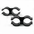 20mm 25mm PVC Double U-type Pipe Clamp Garden Water Tube Support Joint Irrigation Fittings Plastic H-type Water Pipe Clip Clamp. 