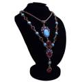 Blue Trendy Jewelry Necklace For Women - Blue. 