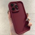 [Glamorous] Advanced Wine Red Applicable iphone15promax Phone Case Apple 14pro New xr Female 13/12、11. 