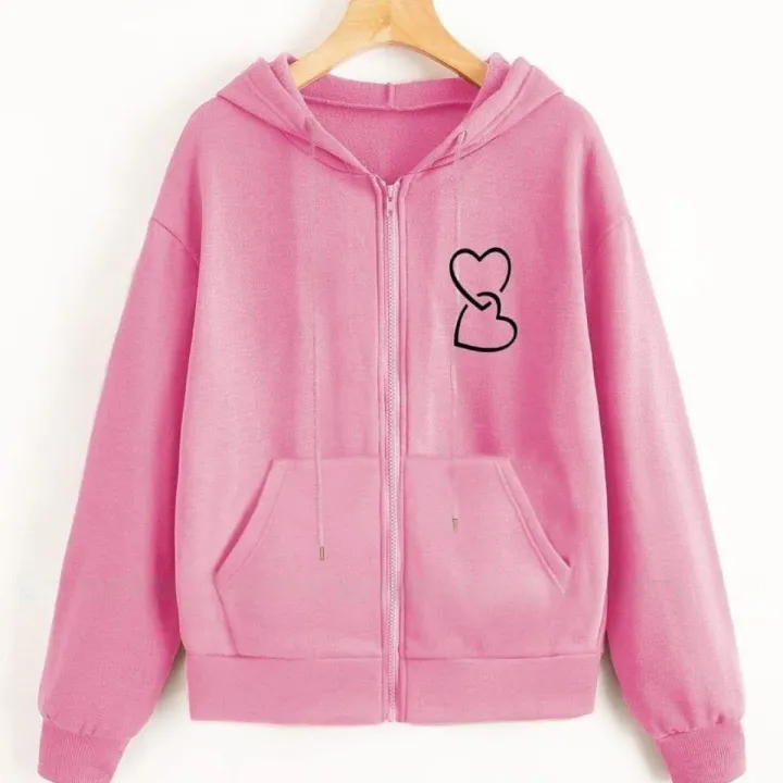 New%20Pink%20Smile%20Printed%20Winter%20Hoodie%20Zipper%20For%20Girls%20and%20Women%20-%20Image%202