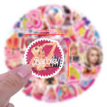 60/120 Barbie Barbie Stickers Decoration Laptop Luggage Handbook Toy Stickers Wholesale. 