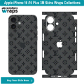 For Apple iPhone 16 / iPhone 16 Plus 360° 3M Texture Vinyl Mobile Skin Wrap – Ultimate Protection & Premium Feel. 