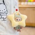 SF labubu [Clothes Only] Little Star Little Apple Christmas Small Head Set Series 5cm Pendant Blind Box Raab Doll Clothes. 