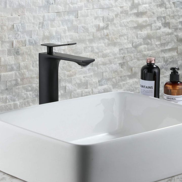 Alkhaleej%20Single%20Handle%20Single%20Hole%20Bathroom%20Washbasin%20Sink%20Faucet%20Washroom%20Basin%20Tall%20Mixer%20Tap,%20Painting%20Black%20-%20Image%205