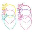 LED Hair Accessories Wedding Party Supplies LED Flashing Crown Headband Birthday Party Decorations Light Hairband. 
