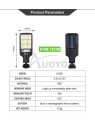 Solar Street Light Motion Sensor Outdoor Garden Lamp - JX-616. 