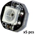 5V WS2812B Addressable LEDs With Heatsink Board. 