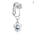 1Pc Fake Belly Button Ring Fake Clip On Belly Piercing Non Piercing Navel Ring Podazz. 
