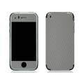 Iphone 3G Silver Carbon Fiber Texture Mobile Skin. 