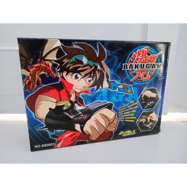Bakugan 2 In 1 Hand Gauntlet Disc + Dart Shooter Toy