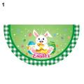 Fan-shaped Flag Festive Flexible Exquisite Half Round Banner Bunting. 
