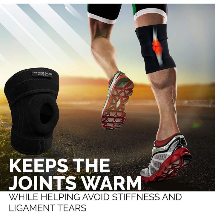1pcs Knee Brace Protector Pad With Dual Metal Side Stabilizers Knee Support ACL MCL Meniscus Tear Arthritis Tendon Pain Relief Buy Cheaply On