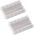 Prototype Breadboard Clear Crystal SYB 400 MB102 Tie Point Solderless Modular Board. 