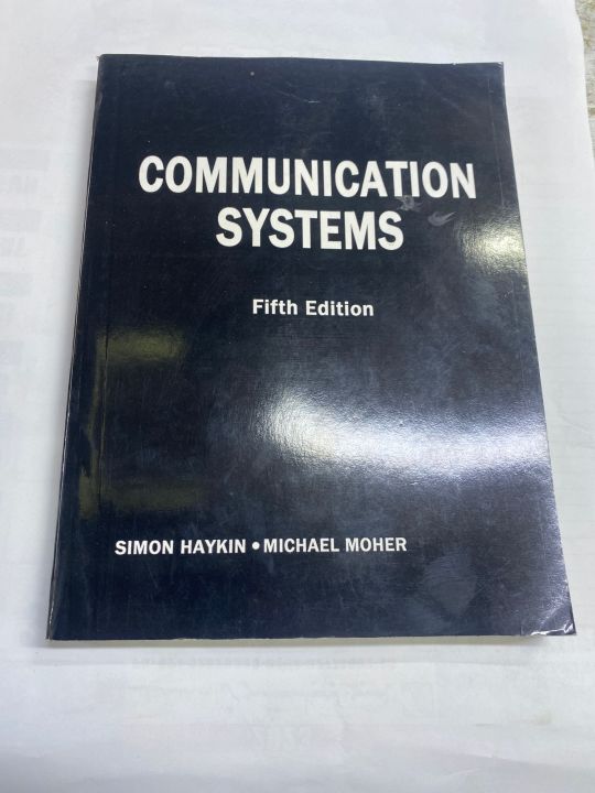 Communication Systems (5th Edition) by Simon Haykin & Michael Moher