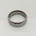 High Quality Waterproof Damuscus Steel Tungsten Carbide Ring For Men Male Boys Never fade Handmade Western Fashion Jewelry. 