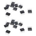 20 PCS LM393N LM393 DIP-8 Low Dual Voltage Comparator. 
