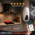 Glam Gas Rent 3 Combo Pack — Range Hood + Infrared Cooker + Instant Geyser | Airbnb & Rental Kitchen Bundle Price Pakistan. 