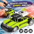 Speed Racing Spray Stunt Car/ Remote Control Light Smoke Spray Emulation Exhaust Car in 1:20 Scale With Rechargeable Battery & Cable/ 2,4GHZ RC Light Spray Car For Long Range Controlling With Top Speed Model Best For Birthday Gifting or Exam Result Gift. 